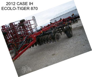 2012 CASE IH ECOLO-TIGER 870