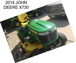 2014 JOHN DEERE X730