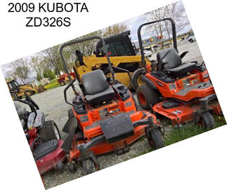2009 KUBOTA ZD326S