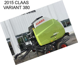 2015 CLAAS VARIANT 380