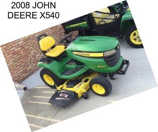 2008 JOHN DEERE X540