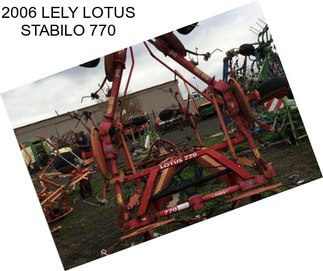 2006 LELY LOTUS STABILO 770