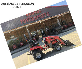 2018 MASSEY-FERGUSON GC1715