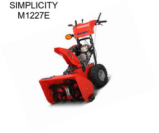 SIMPLICITY M1227E