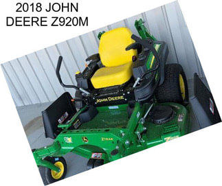 2018 JOHN DEERE Z920M