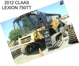 2012 CLAAS LEXION 750TT
