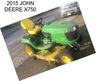 2015 JOHN DEERE X750