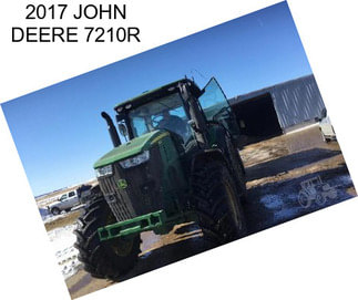 2017 JOHN DEERE 7210R