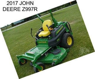 2017 JOHN DEERE Z997R