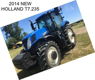 2014 NEW HOLLAND T7.235