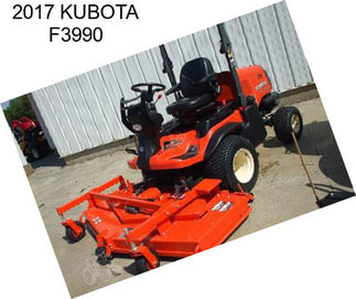 2017 KUBOTA F3990