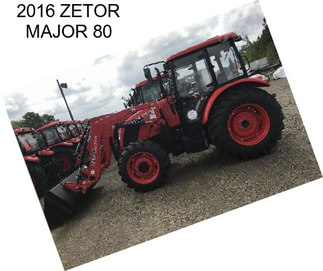 2016 ZETOR MAJOR 80