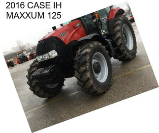 2016 CASE IH MAXXUM 125