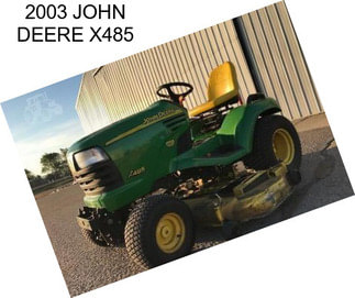 2003 JOHN DEERE X485