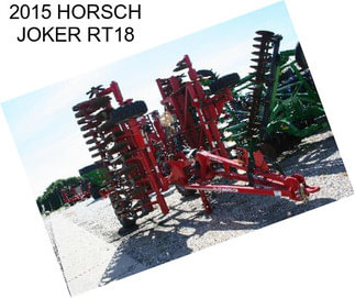 2015 HORSCH JOKER RT18