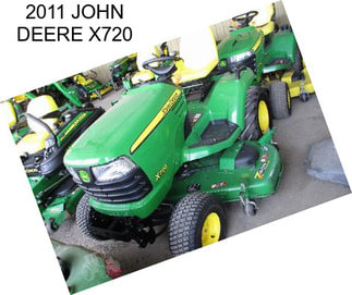 2011 JOHN DEERE X720