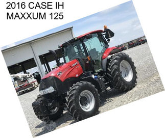 2016 CASE IH MAXXUM 125