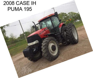 2008 CASE IH PUMA 195