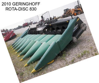 2010 GERINGHOFF ROTA-DISC 830