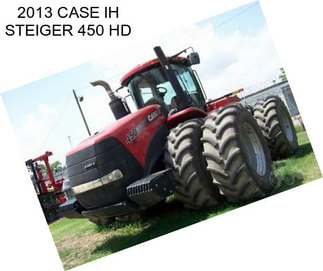 2013 CASE IH STEIGER 450 HD