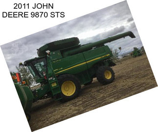 2011 JOHN DEERE 9870 STS