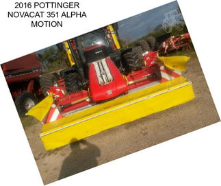 2016 POTTINGER NOVACAT 351 ALPHA MOTION