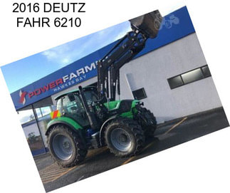 2016 DEUTZ FAHR 6210