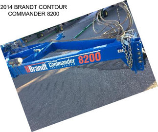 2014 BRANDT CONTOUR COMMANDER 8200