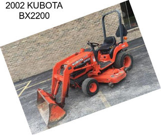 2002 KUBOTA BX2200