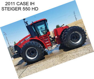 2011 CASE IH STEIGER 550 HD