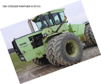 1981 STEIGER PANTHER III ST310