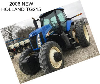 2006 NEW HOLLAND TG215