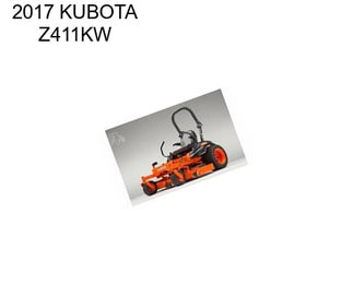 2017 KUBOTA Z411KW