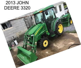 2013 JOHN DEERE 3320