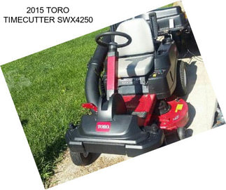 2015 TORO TIMECUTTER SWX4250