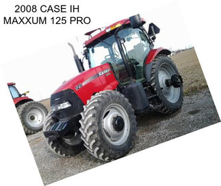 2008 CASE IH MAXXUM 125 PRO