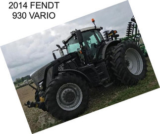2014 FENDT 930 VARIO