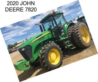 2020 JOHN DEERE 7820