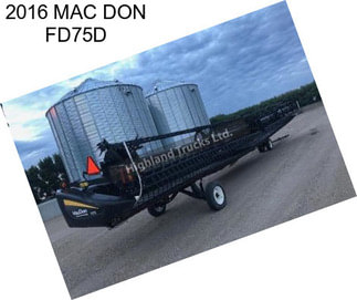 2016 MAC DON FD75D