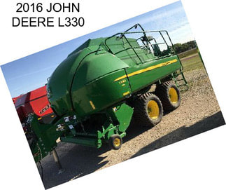 2016 JOHN DEERE L330