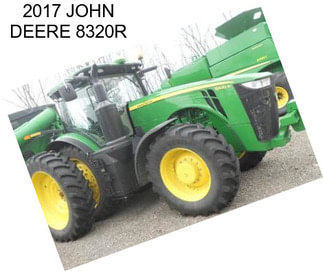 2017 JOHN DEERE 8320R