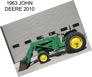 1963 JOHN DEERE 2010