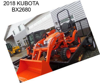 2018 KUBOTA BX2680