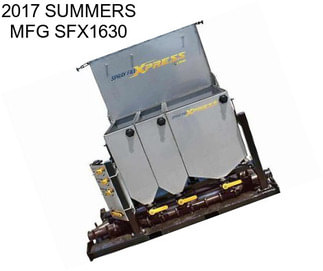 2017 SUMMERS MFG SFX1630