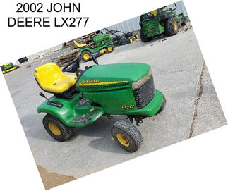 2002 JOHN DEERE LX277