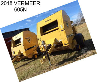 2018 VERMEER 605N