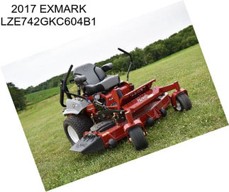 2017 EXMARK LZE742GKC604B1