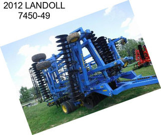 2012 LANDOLL 7450-49