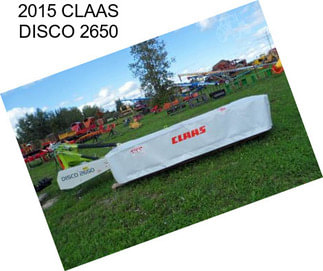 2015 CLAAS DISCO 2650