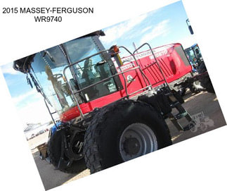 2015 MASSEY-FERGUSON WR9740